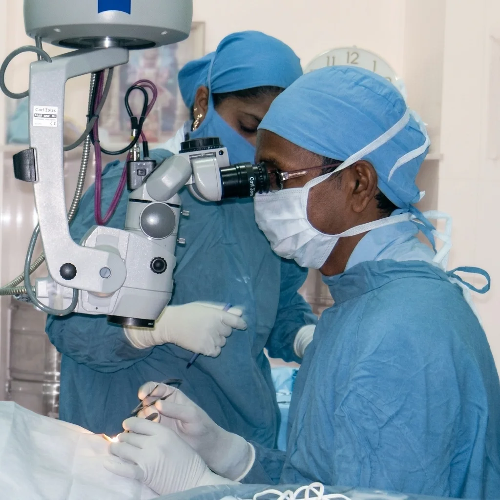 Dr Anand Kumar in Operating Theater